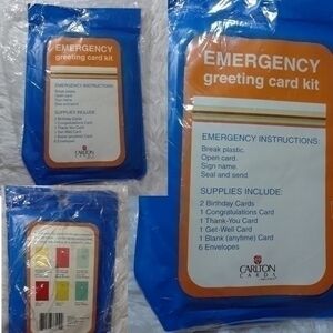 Vintage Hallmark Emergency Gift Card Kit